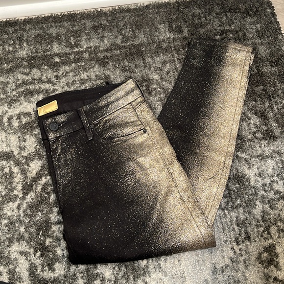MOTHER Denim The Looker Skinny in All That Glitters is Gold - Picture 7 of 11